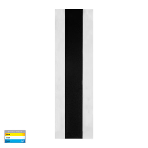 Barline Aluminium Black 300mm Wall Light - HV3581T-BLK
