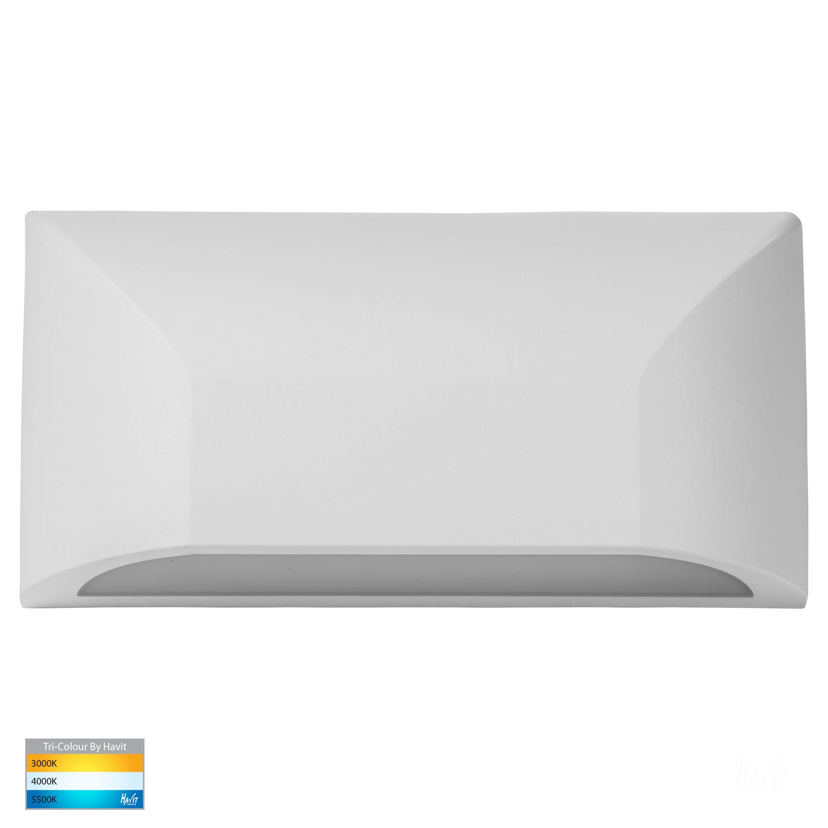 Seevive Polycarbonate White LED Step Light - HV3225T-WHT