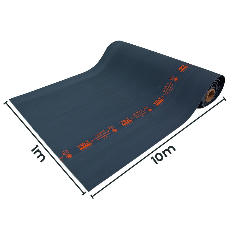 Insulated Mat Roll 1m x 10m Class 4 36kV AS/NZS IEC 61111 - Volt Safety - MAT-4-R10