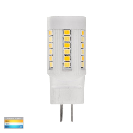 3w G5.3 Tri Colour LED Bi Pin Globe - HV9518