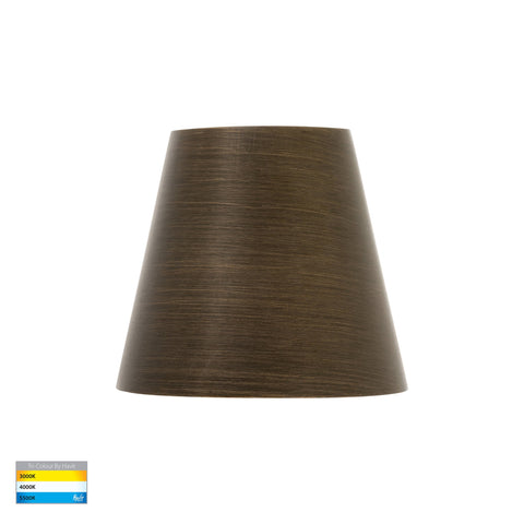 Kaval Antique Brass Surface Mounted LED Wall Light - HV3285T-AB-12V