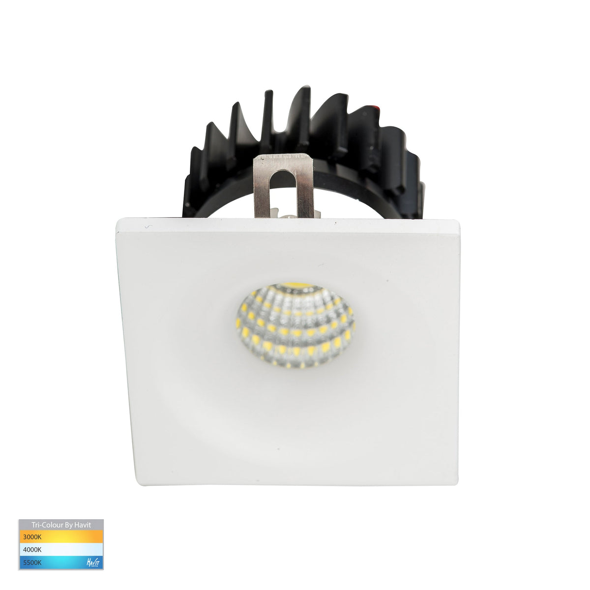 Niche White Square Mini Recessed Downlight - HV5701T-WHT