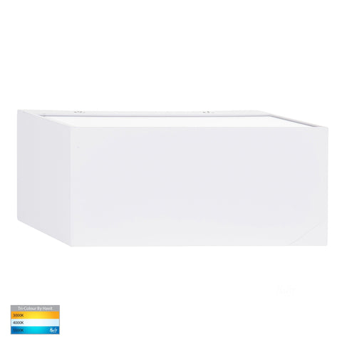 Nikki White Up & Down LED Wall Light - HV3637T-WHT