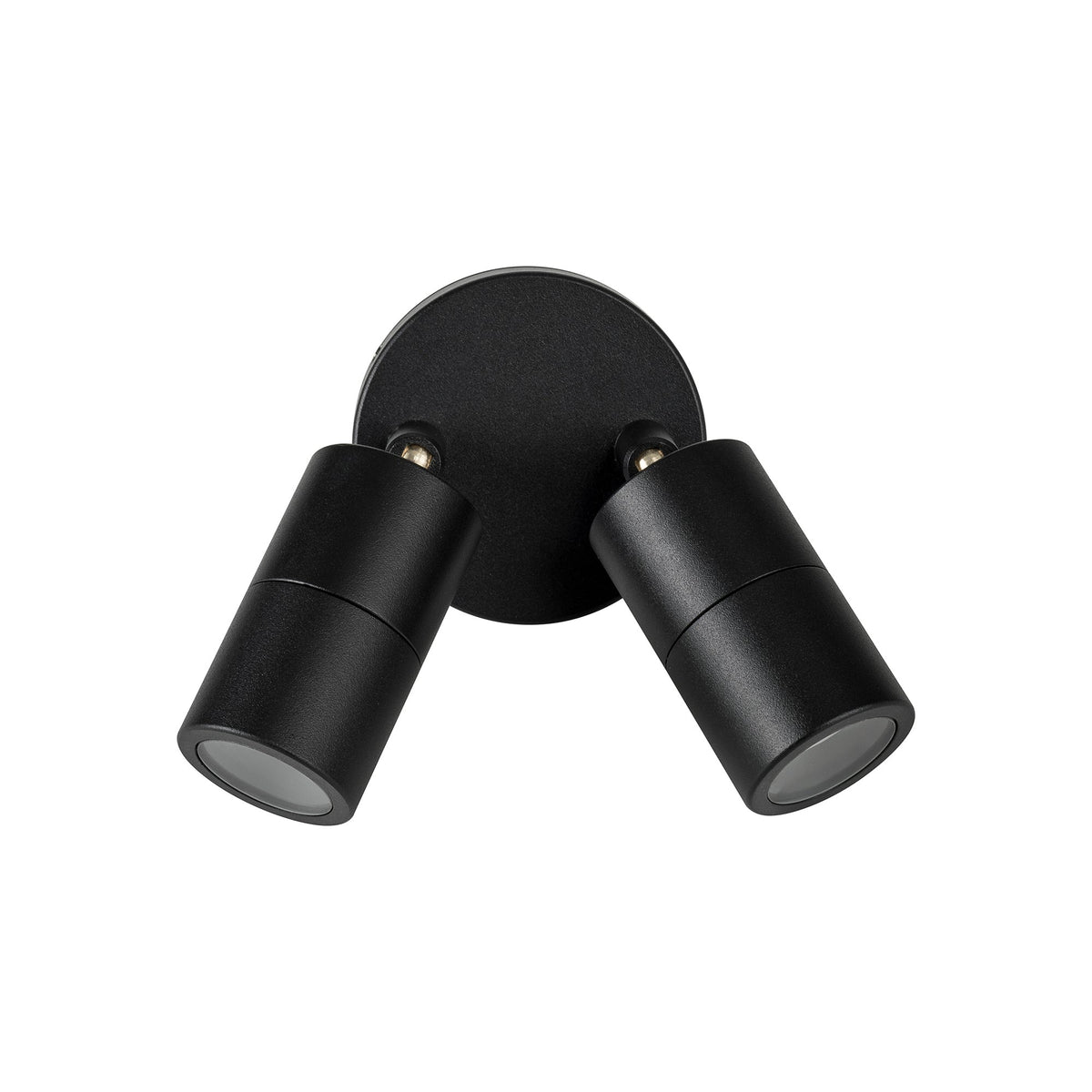 Mini Tivah Aluminium Black Double Adjustable Wall Pillar Lights - HV1327MR11NW