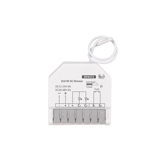 12-24v DC Two Channel RF + Push Dim Receiver - HV9272