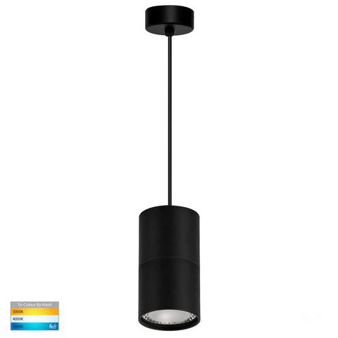 Nella Black 7w LED Pendant - HV5802T-BLK-P