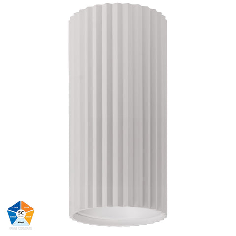 Nella White 12w Surface Mounted LED Downlight - HV5852S-WHT-EXT-12V