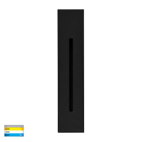 Paso Black Recessed LED Step Light - HV3106T-BLK-12V