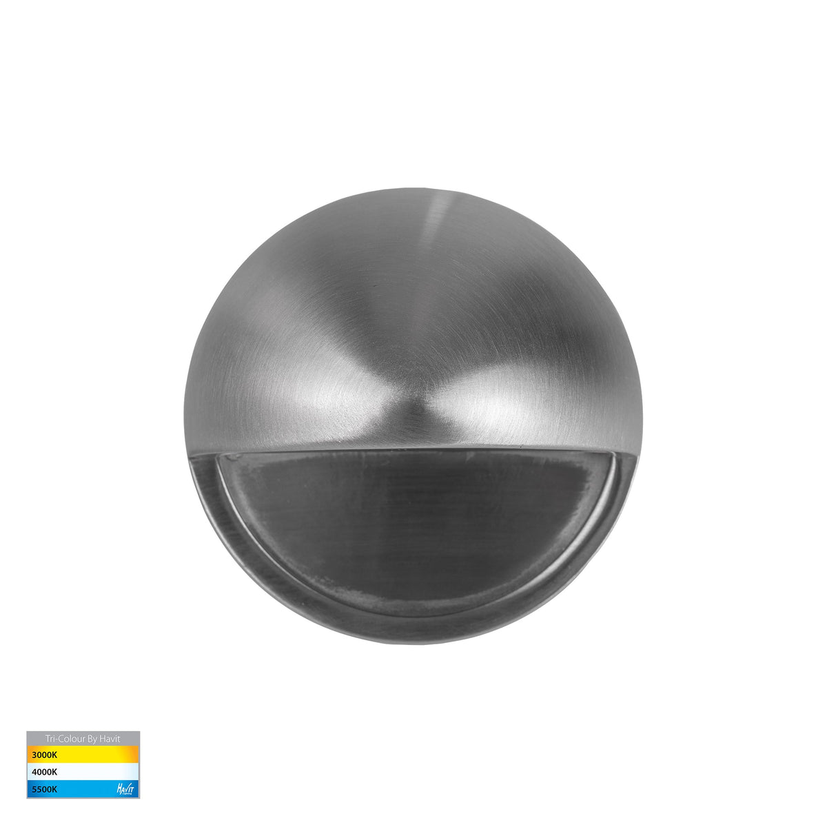 Veko 316 Stainles Steel Step Lights with Eyelid - HV2927T-SS316-12V