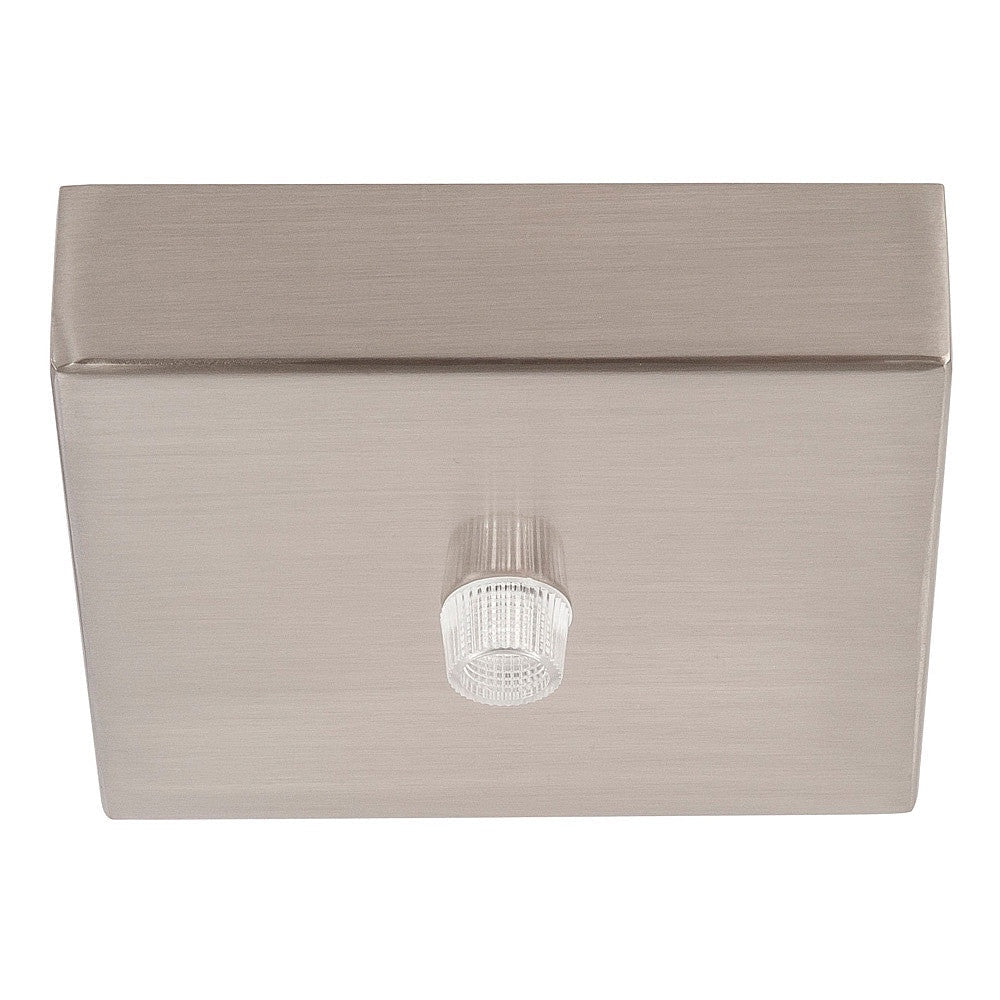 100mm Square Canopy Satin Chrome - HV9705-9025-SCH-SQ