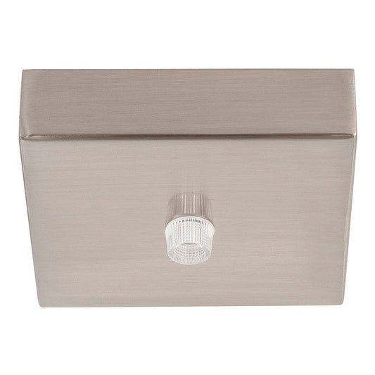 100mm Square Canopy Satin Chrome - HV9705-9025-SCH-SQ