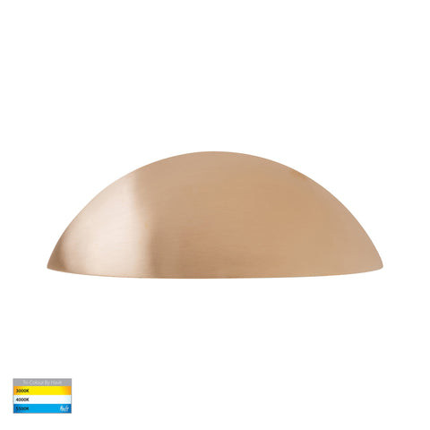 Curva Solid Brass LED Step Light - HV3253T-BR-12V