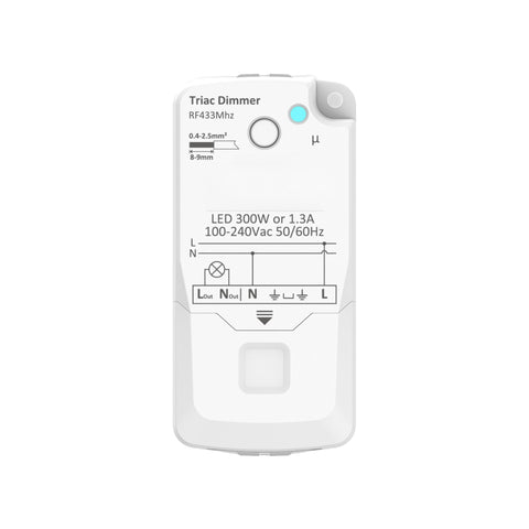 240v Single Channel RF Dimming Receiver - HV9274