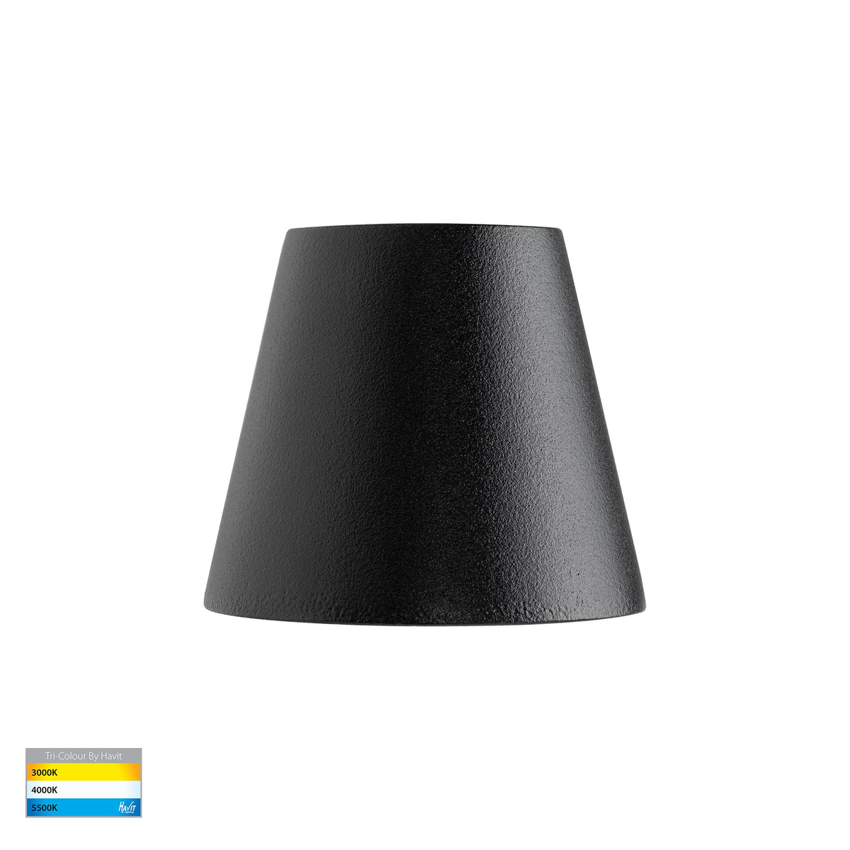 Kaval Black Surface Mounted LED Wall Light - HV3285T-BLK-12V