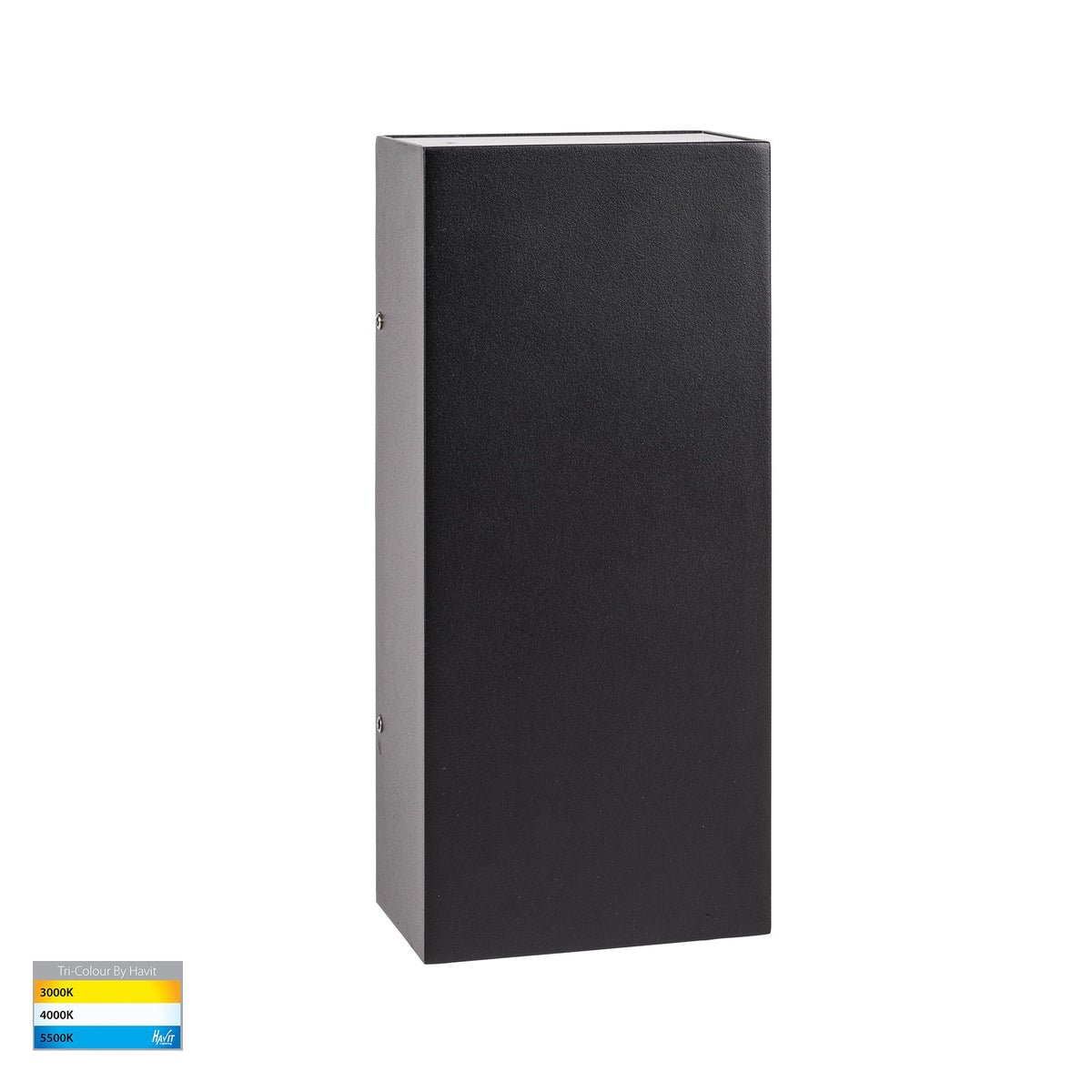 Essil Black Up & Down LED Wall Light - HV3650T-BLK-12V