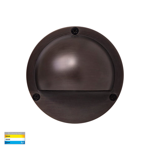 HV2904-AB - Pinta Antique Brass Step Lights with Eyelid - HV2903T-AB