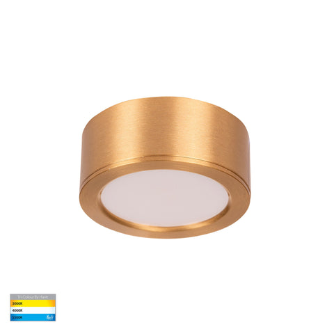 Skap Aluminium Brass Coloured Cabinet Light - HV8201T-BR