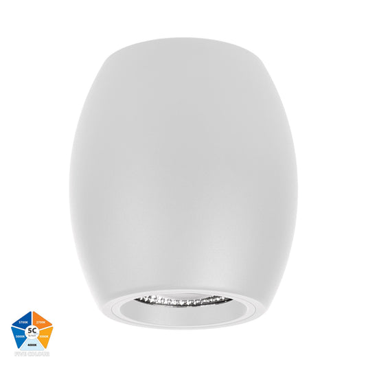 Nella White 12w Surface Mounted LED Downlight - HV5849S-WHT