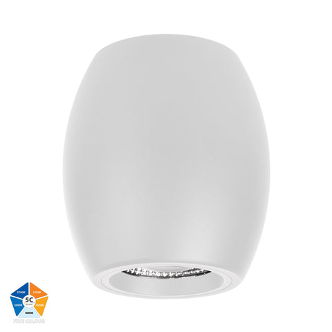 Nella White 12w Surface Mounted LED Downlight - HV5849S-WHT
