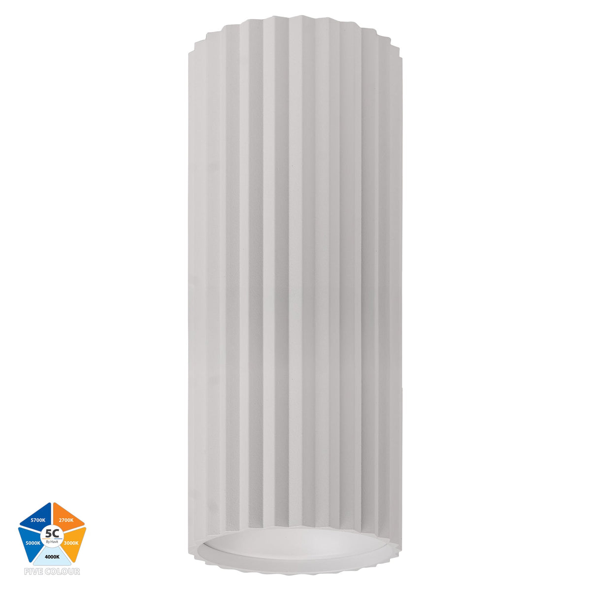 Nella White 7w Surface Mounted LED Downlight - HV5851S-WHT-EXT