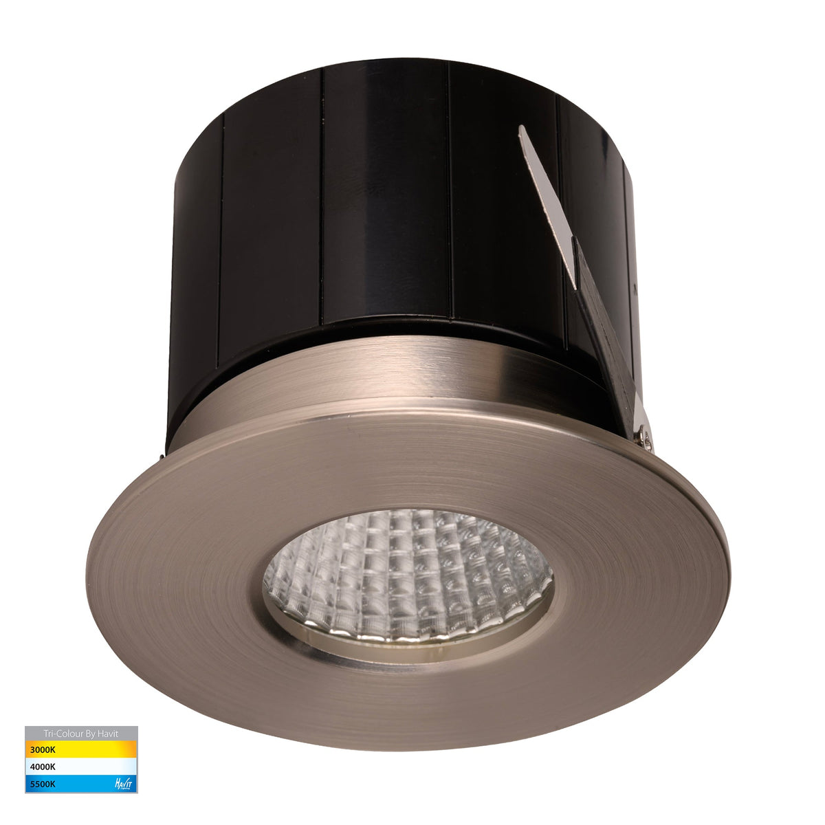 Prime Nickel Coloured Fixed LED Downlight - HV5511T-NK
