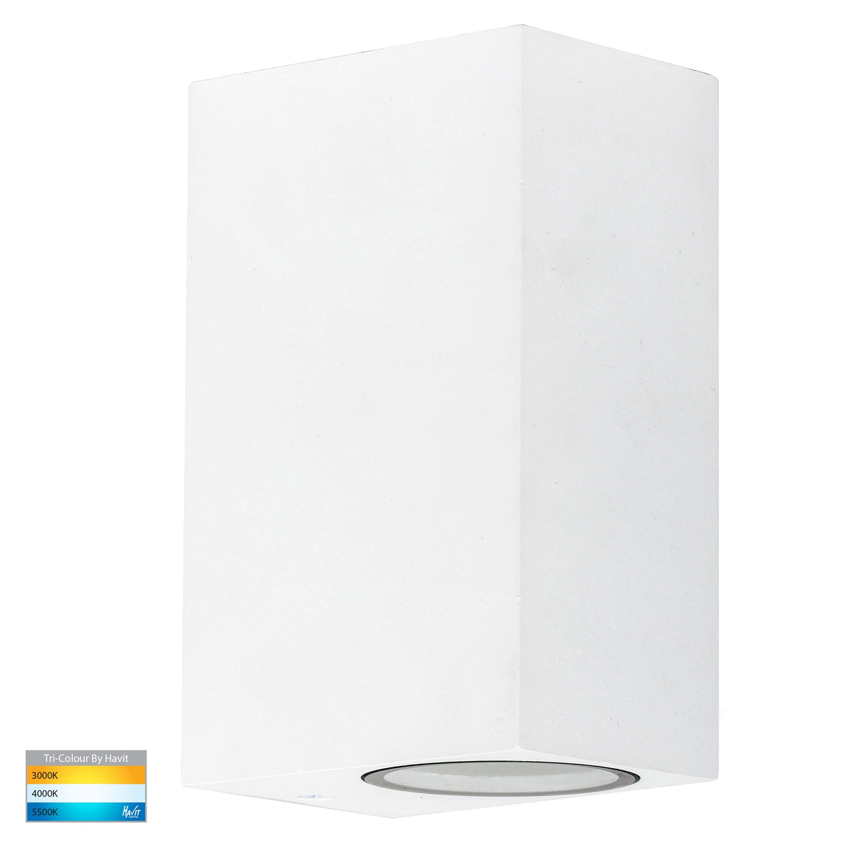 Accord White TRI Colour Up & Down LED Wall Light - HV3632T-WHT