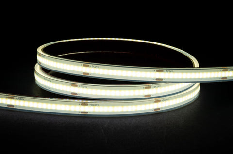 9.6w IP67 24v DC 5500K COB Dotless LED Strip - HV9761-IP67-320-5K-10M