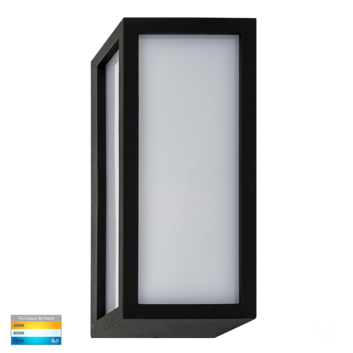 Jasper Black LED Wall Light - HV3669T-BLK