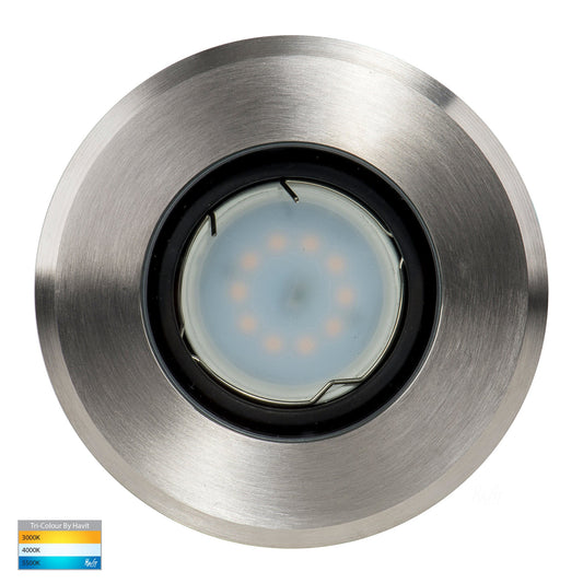 Luta 316 Stainless Steel TRI Colour Adjustable Inground Light - HV1825T