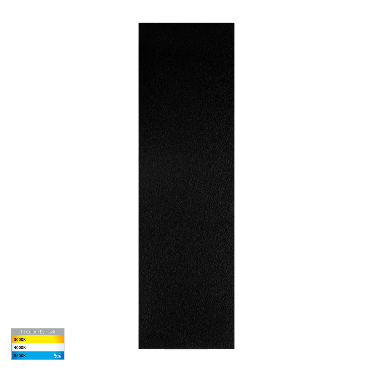 Barline Shadow Aluminium Black 300mm Wall Light - HV3571T-BLK