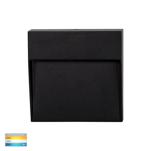 Fino Black Square LED Outdoor Step Light - HV3268T-BLK-12V-SQ