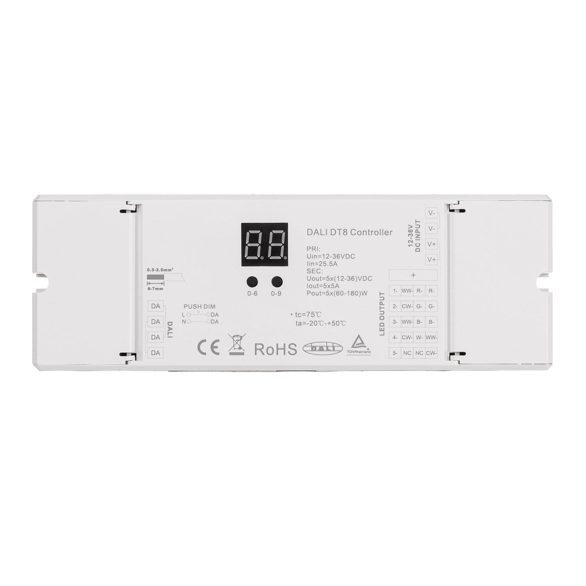 Dali DT8 LED Strip Controller - HV9107-2309P-5C