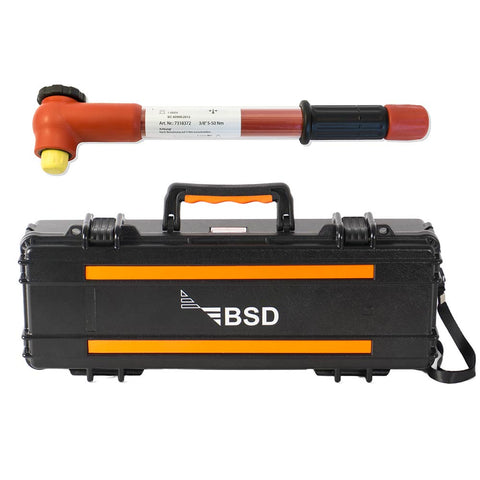 Insulated Torque Wrench With Case 3/8" 5-50Nm 370mm - TOOL-KIT-B-TORQUE
