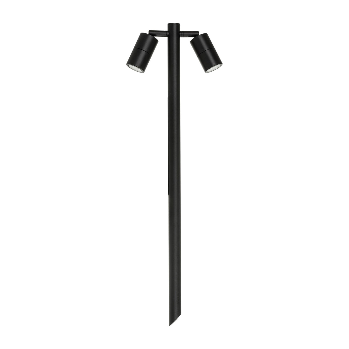 Mini Tivah Black MR11 Double Adjustable LED Bollard Spike Light - HV1425MR11NW
