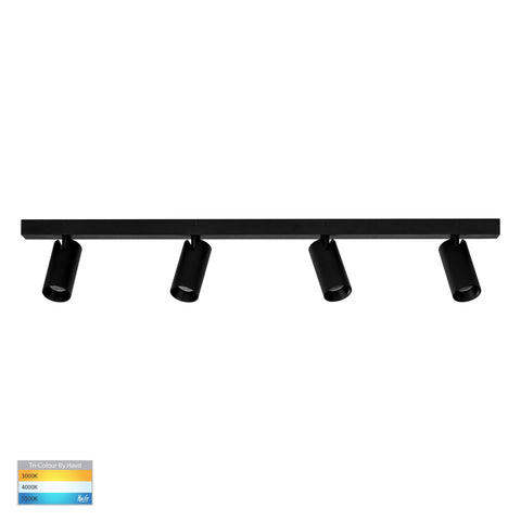 Revo Black 4 Light TRI Colour Bar Light - HV4002T-4-BLK