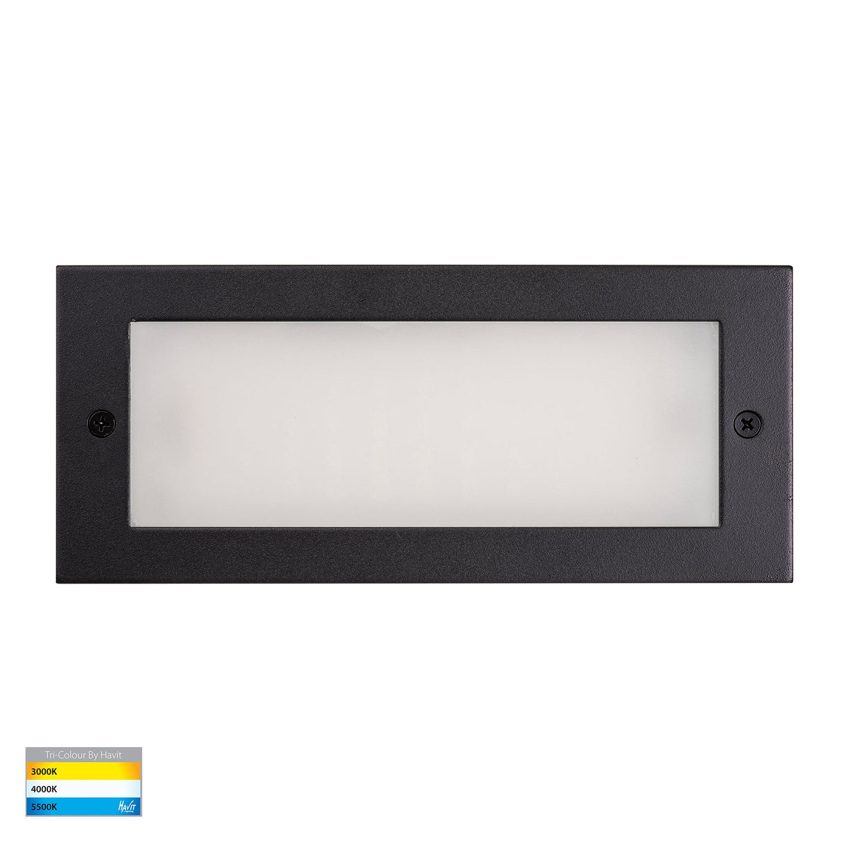 Bata Black LED Brick Light - HV3003T-BLK-240V