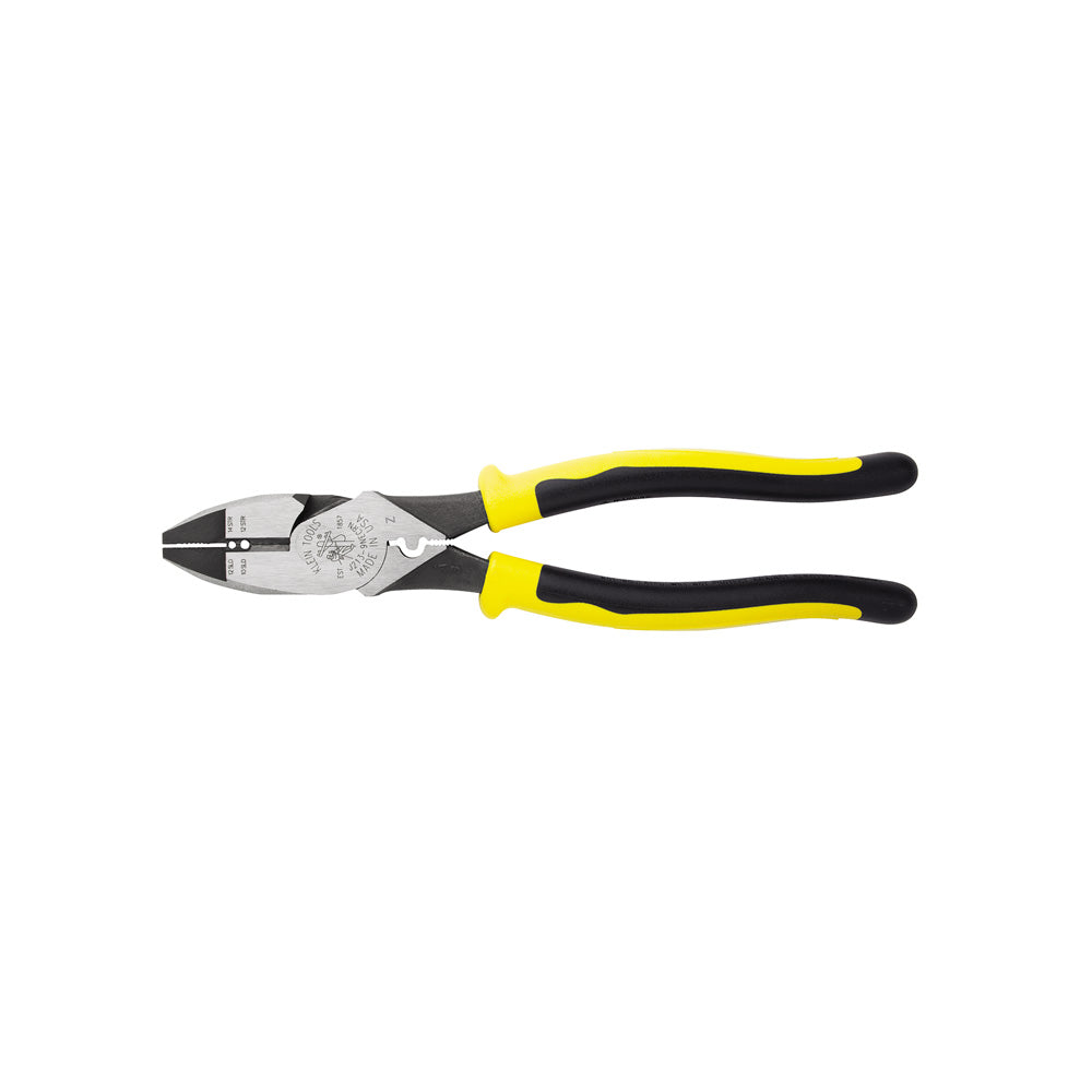 Klein Tools A-J213-9NECRN Hi Lev 9In J/Man Side Cut Pliers W/Crimper& - ARCK Electrical Wholesale Supplies