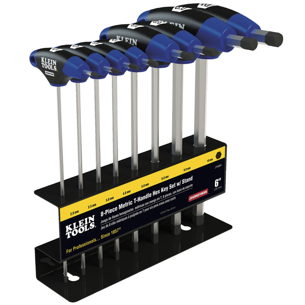 Klein Tools A-JTH68M 8Pc 6In Metric J-Man Th Set - ARCK Electrical Wholesale Supplies