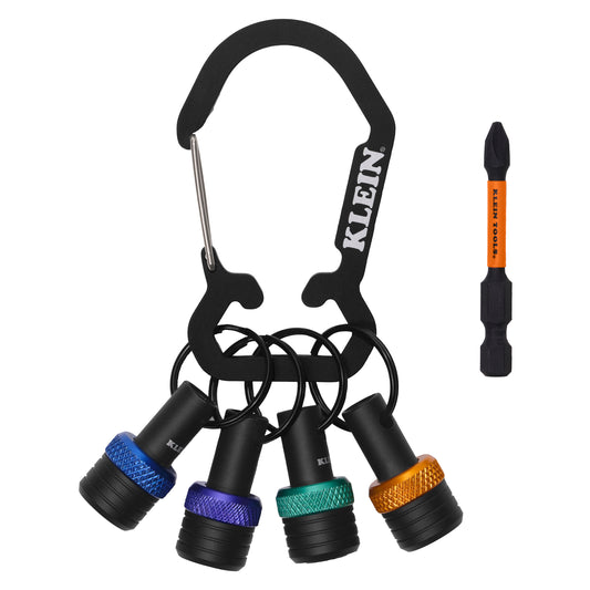 Klein Tools Bit Holder Keychain Set, 5-Piece- A-K33850