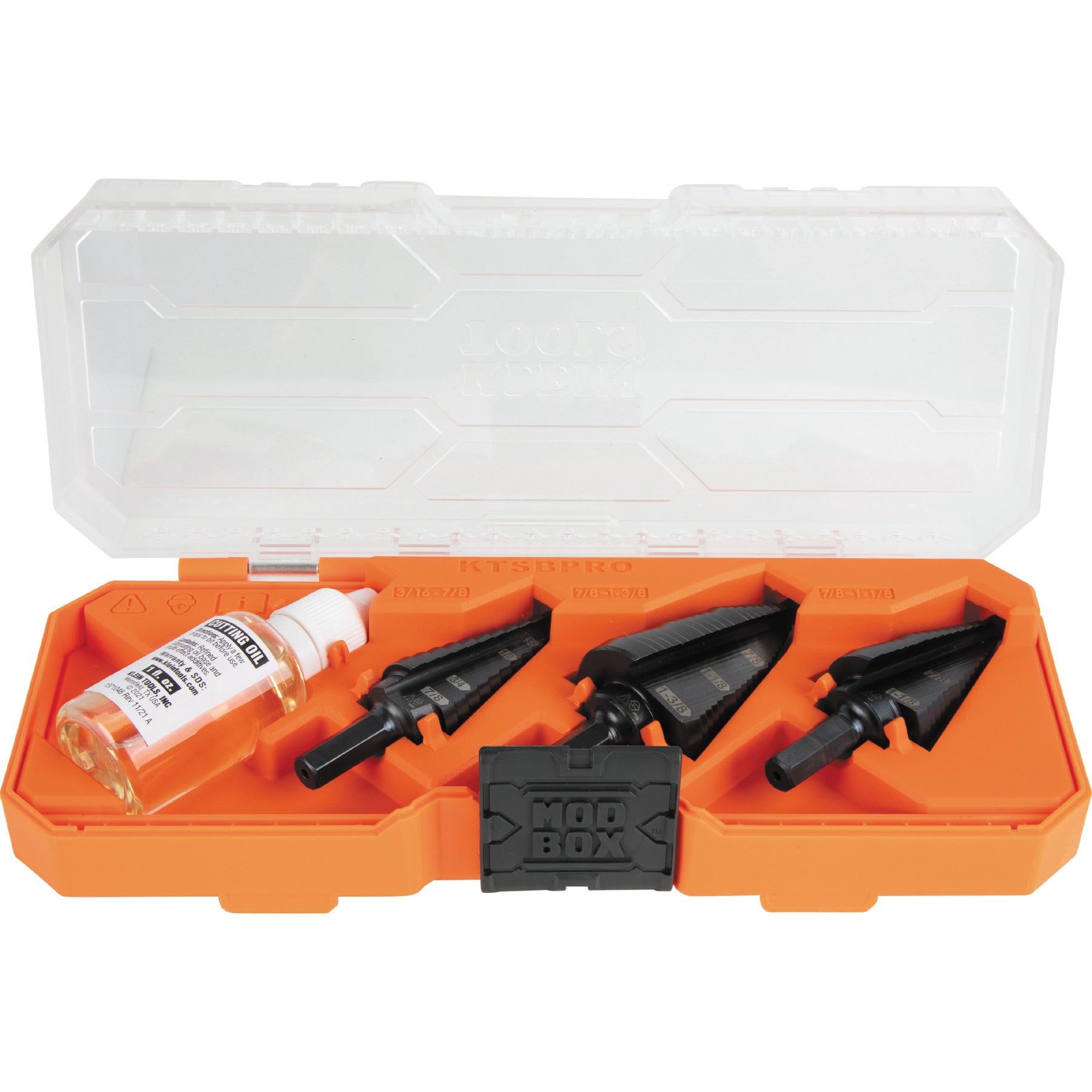 Klein Tools A-KTSBSPRO 3Pce Prem Elects 3/8" Hex Step Bit Kit - ARCK Electrical Wholesale Supplies