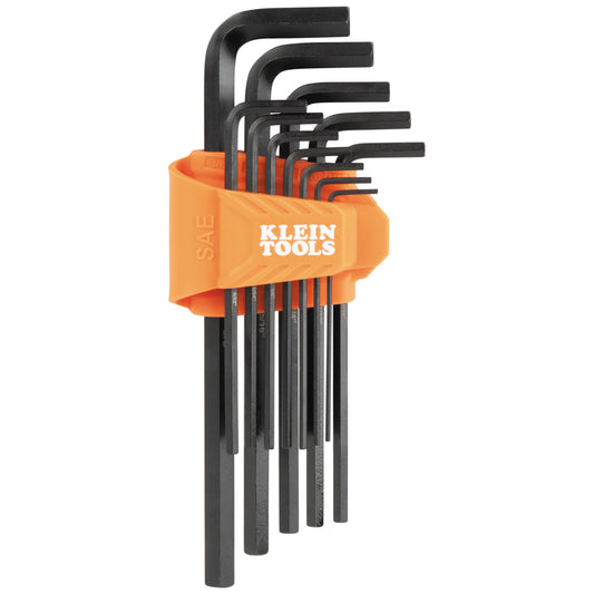 Klein Tools L-Style Long Hex Key Set, SAE, 12-Piece- A-LS12