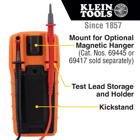 Digital Multimeter, TRMS Auto-Ranging, 600V, Temp - A-MM420