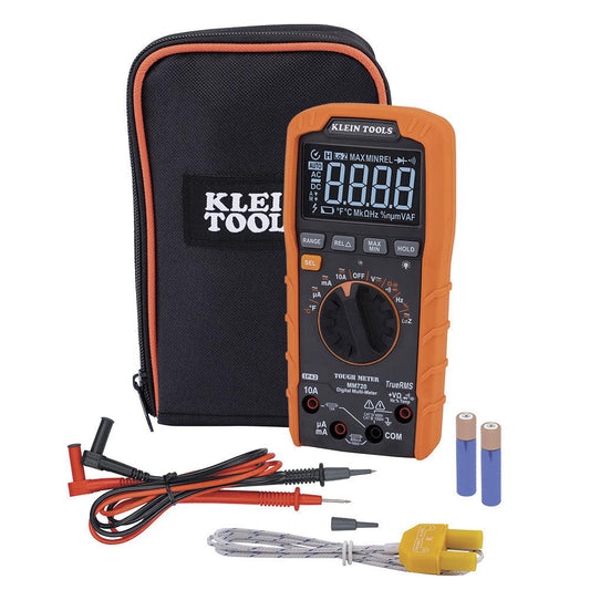 Digital Multimeter, TRMS Auto-Ranging, 1000V, Temp, Low Impedance A-MM720