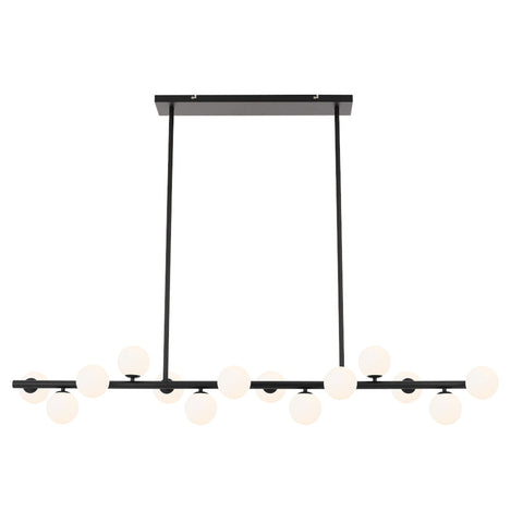 MORAN 14 LIGHTS PENDANT BLACK SMOKE - MORAN-PE14-BKSM - ARCK Electrical Wholesale Supplies