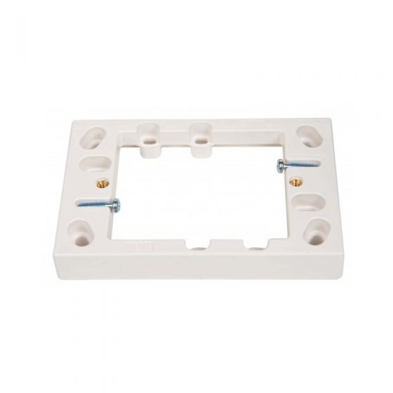 Shallow Mounting Block 18mm  - MB18 - ARCK Electrical Wholesale Supplies