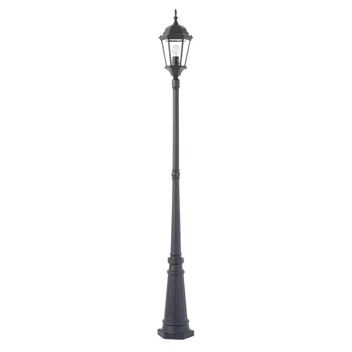Yarra 1 Light Post+Post Top Black - MX7391P-BLK