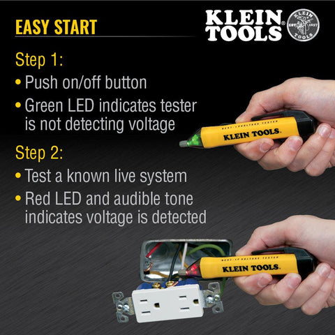 Non-Contact Voltage Tester Pen, 50 to 1000V AC - A-NCVT-1P