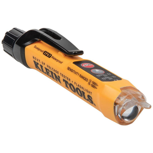 Dual Range Non-Contact Voltage Tester with Torch, 12 - 1000 V AC - NCVT3P