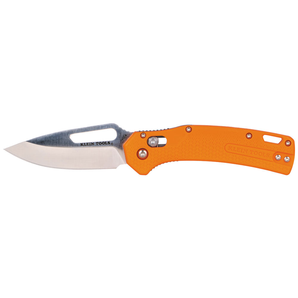 Klein Tools A-OFK000ORT Fishing Pocket Knife Orange - ARCK Electrical Wholesale Supplies