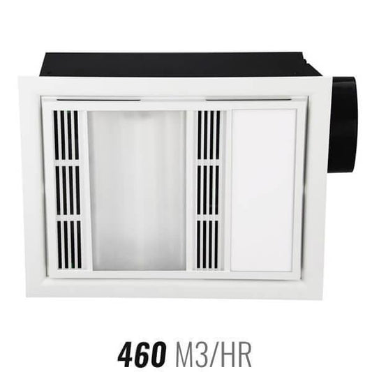 Domini 3-in-1 Exhaust Fan White - BH161ESWWH